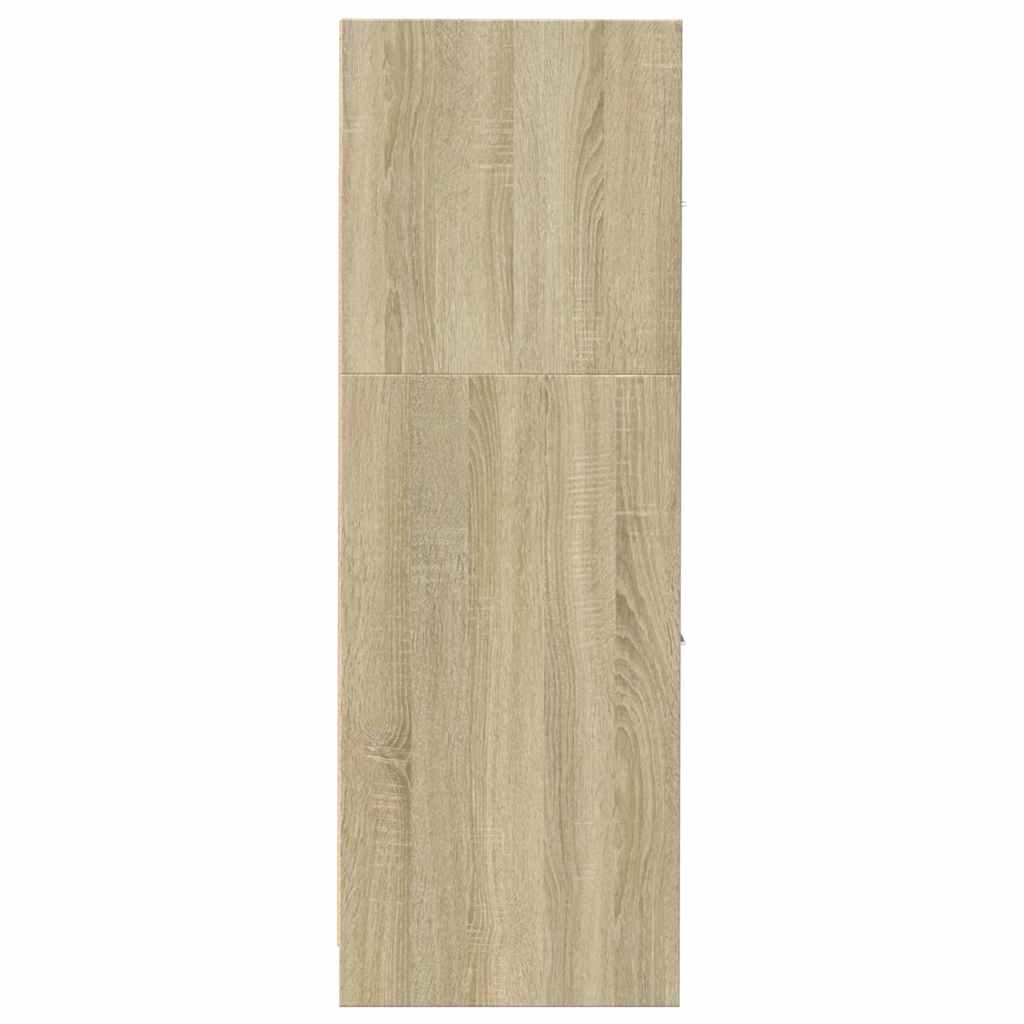 Armadietto da Farmacia Rovere Sonoma 30x41x118 cm in Truciolato