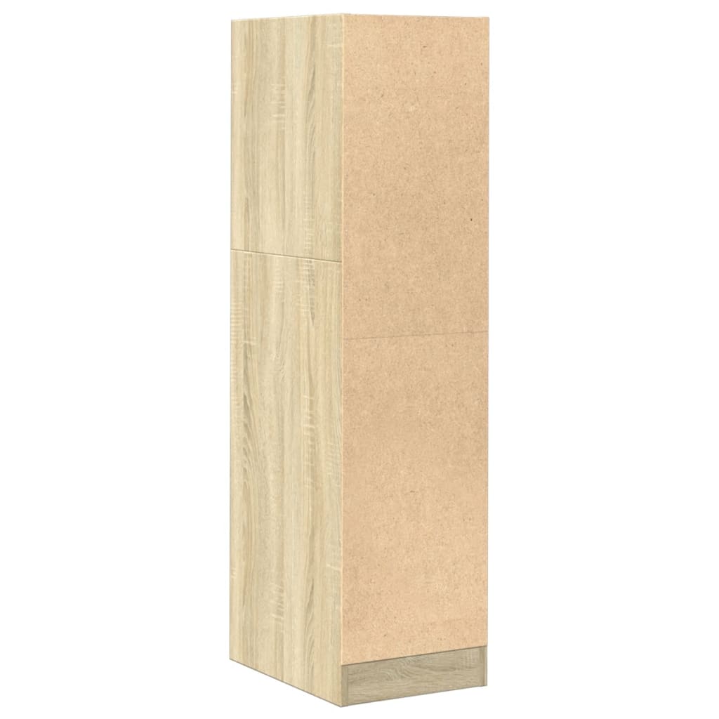 Armadietto da Farmacia Rovere Sonoma 30x41x118 cm in Truciolato