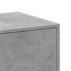 Armadietto da Farmacia Grigio Cemento 30x41x118 cm Truciolato