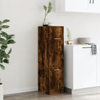 Armadietto da Farmacia Rovere Fumo 30x41x118 cm in Truciolato