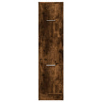 Armadietto da Farmacia Rovere Fumo 30x41x118 cm in Truciolato