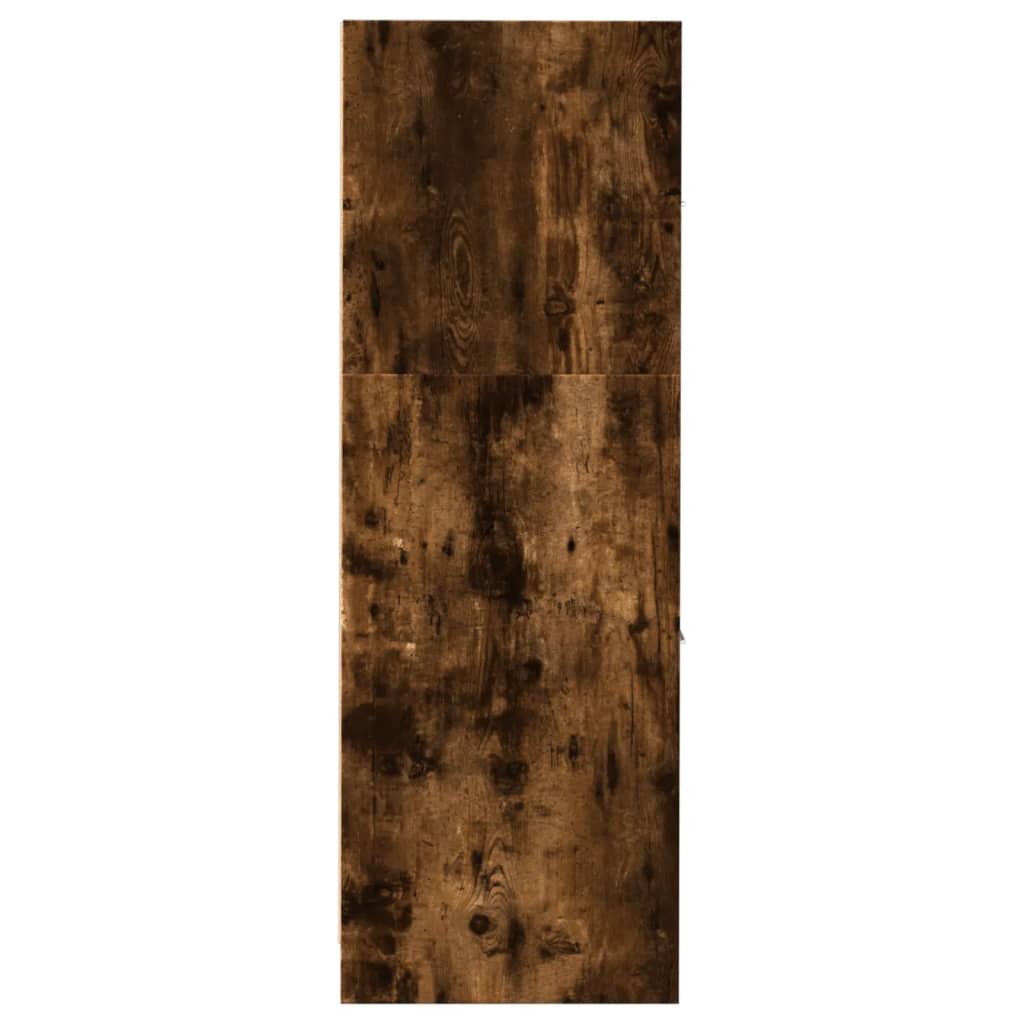 Armadietto da Farmacia Rovere Fumo 30x41x118 cm in Truciolato