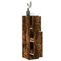 Armadietto da Farmacia Rovere Fumo 30x41x118 cm in Truciolato