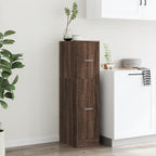 Armadietto da Farmacia Rovere Marrone 30x41x118 cm Truciolato