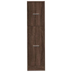 Armadietto da Farmacia Rovere Marrone 30x41x118 cm Truciolato