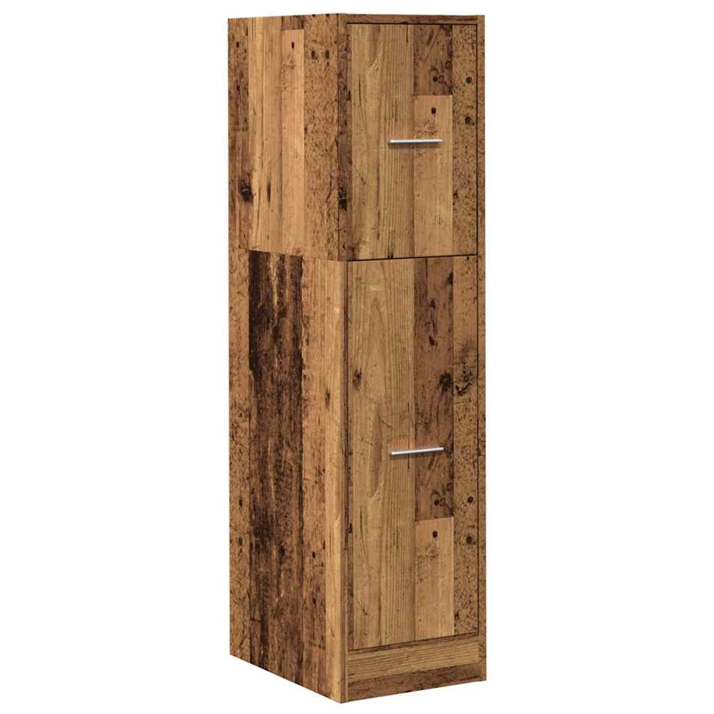 Armadietto da Farmacia Legno Vecchio 30x41x118 cm in Truciolato