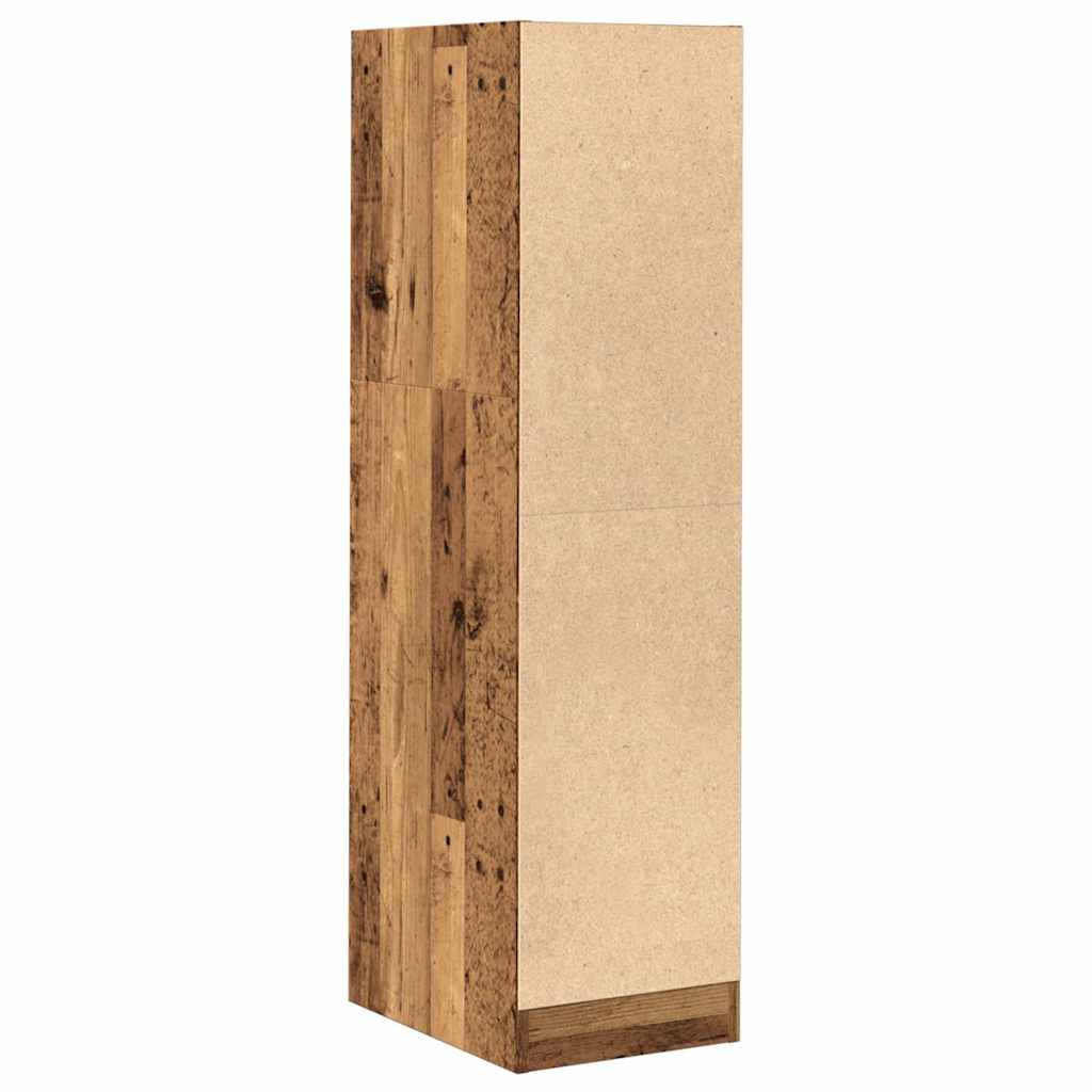 Armadietto da Farmacia Legno Vecchio 30x41x118 cm in Truciolato