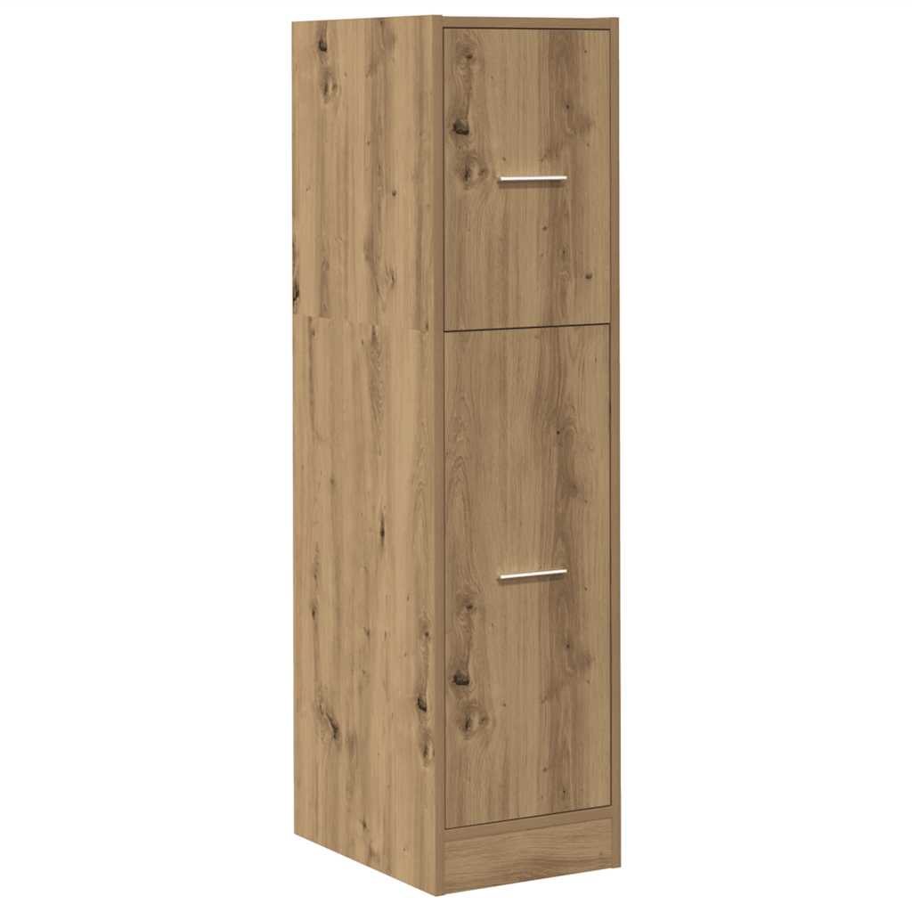 Armadietto da Farmacia Rovere 30x41x118 cm in Truciolato