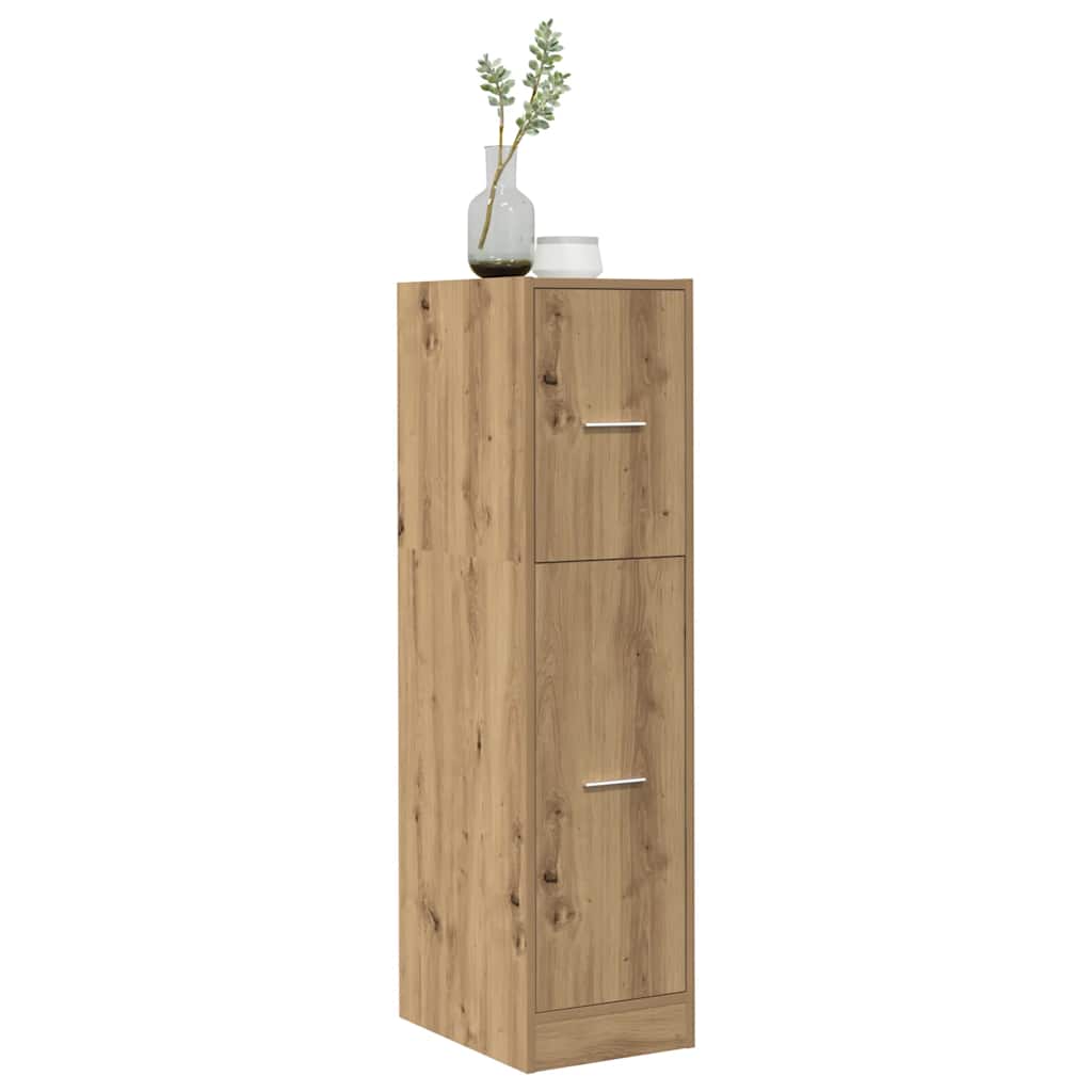 Armadietto da Farmacia Rovere 30x41x118 cm in Truciolato