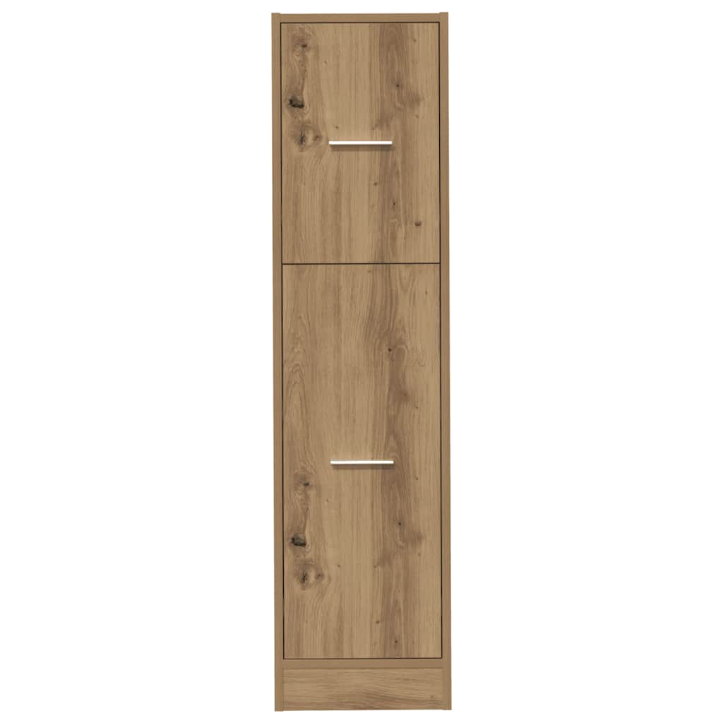 Armadietto da Farmacia Rovere 30x41x118 cm in Truciolato