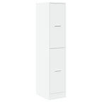 Mobiletto da Farmacia Bianco 30x41x144,5 cm Legno Agglomerato