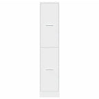 Mobiletto da Farmacia Bianco 30x41x144,5 cm Legno Agglomerato