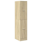 Mobiletto da Farmacia Rovere Sonoma 30x41x144,5 cm Legno Agglomerato