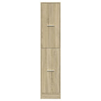 Mobiletto da Farmacia Rovere Sonoma 30x41x144,5 cm Legno Agglomerato