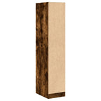 Armadietto da Farmacia Rovere Fumo 30x41x144,5 cm in Truciolato