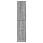 Armadietto da Farmacia Grigio Sonoma 30x41x144,5 cm Truciolato