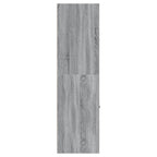 Armadietto da Farmacia Grigio Sonoma 30x41x144,5 cm Truciolato