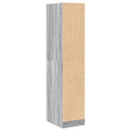 Armadietto da Farmacia Grigio Sonoma 30x41x144,5 cm Truciolato