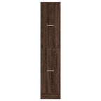 Armadietto da Farmacia Rovere Marrone 30x41x144,5 cm Truciolato