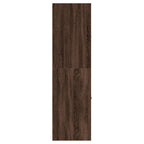 Armadietto da Farmacia Rovere Marrone 30x41x144,5 cm Truciolato