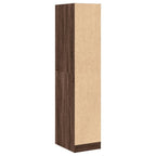 Armadietto da Farmacia Rovere Marrone 30x41x144,5 cm Truciolato