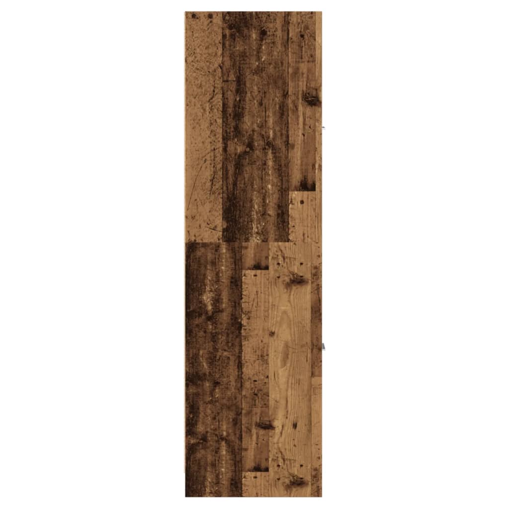 Armadietto da Farmacia Legno Vecchio 30x41x144,5 cm Truciolato