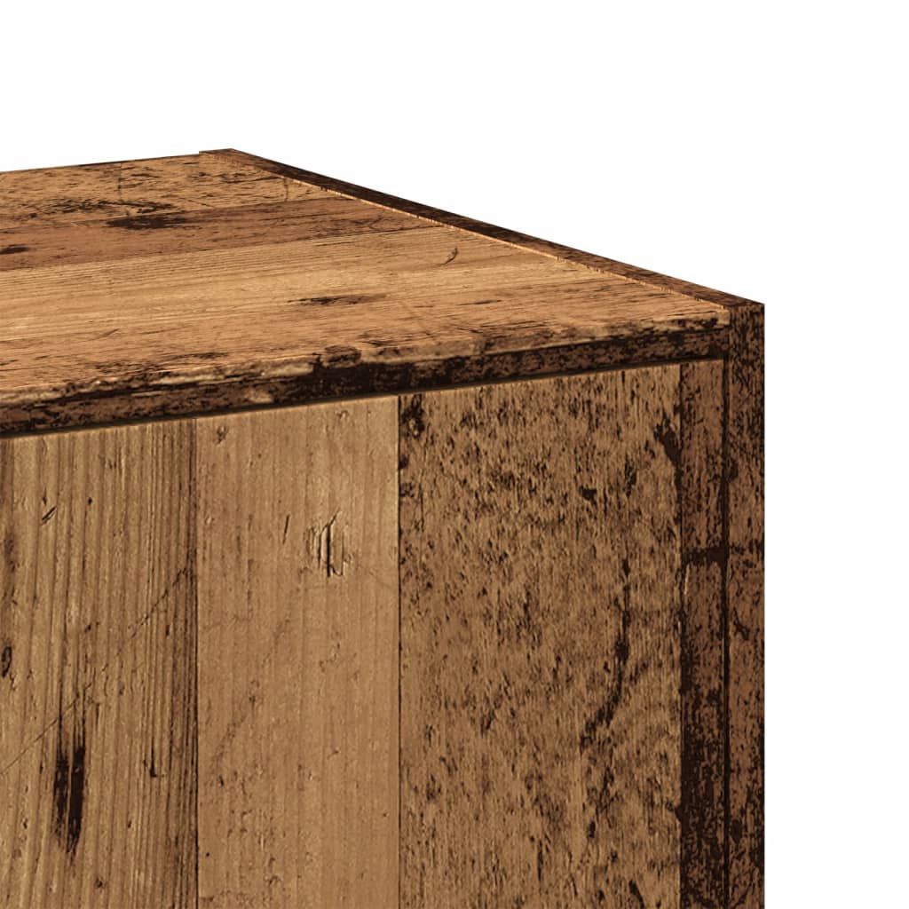 Armadietto da Farmacia Legno Vecchio 30x41x144,5 cm Truciolato
