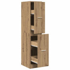 Mobiletto da Farmacia Artigianale Rovere 30x41x144,5 cm Legno Agglomerato