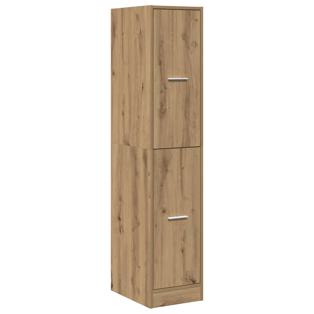 Mobiletto da Farmacia Artigianale Rovere 30x41x144,5 cm Legno Agglomerato