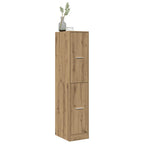 Mobiletto da Farmacia Artigianale Rovere 30x41x144,5 cm Legno Agglomerato