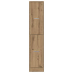 Mobiletto da Farmacia Artigianale Rovere 30x41x144,5 cm Legno Agglomerato
