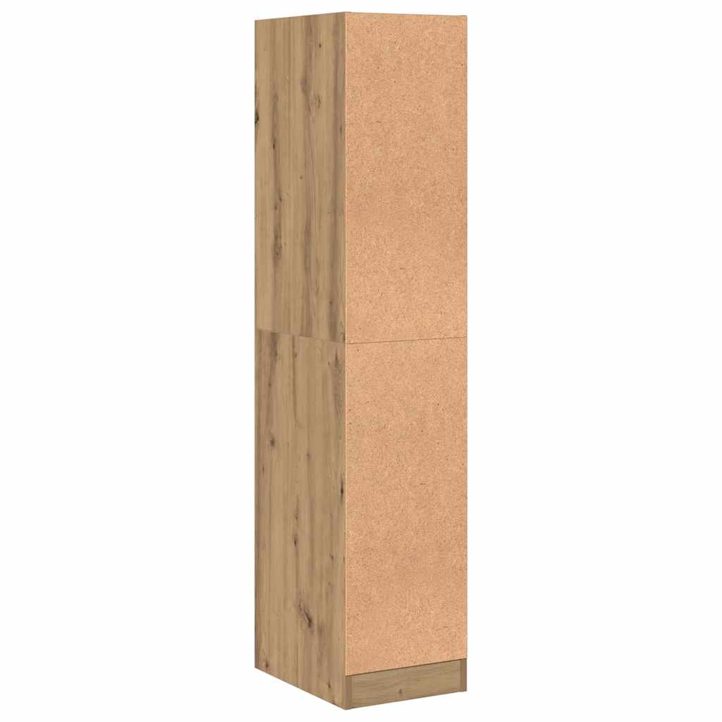 Mobiletto da Farmacia Artigianale Rovere 30x41x144,5 cm Legno Agglomerato