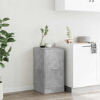 Armadietto da Farmacia Grigio Cemento 40x41x77,5 cm Truciolato