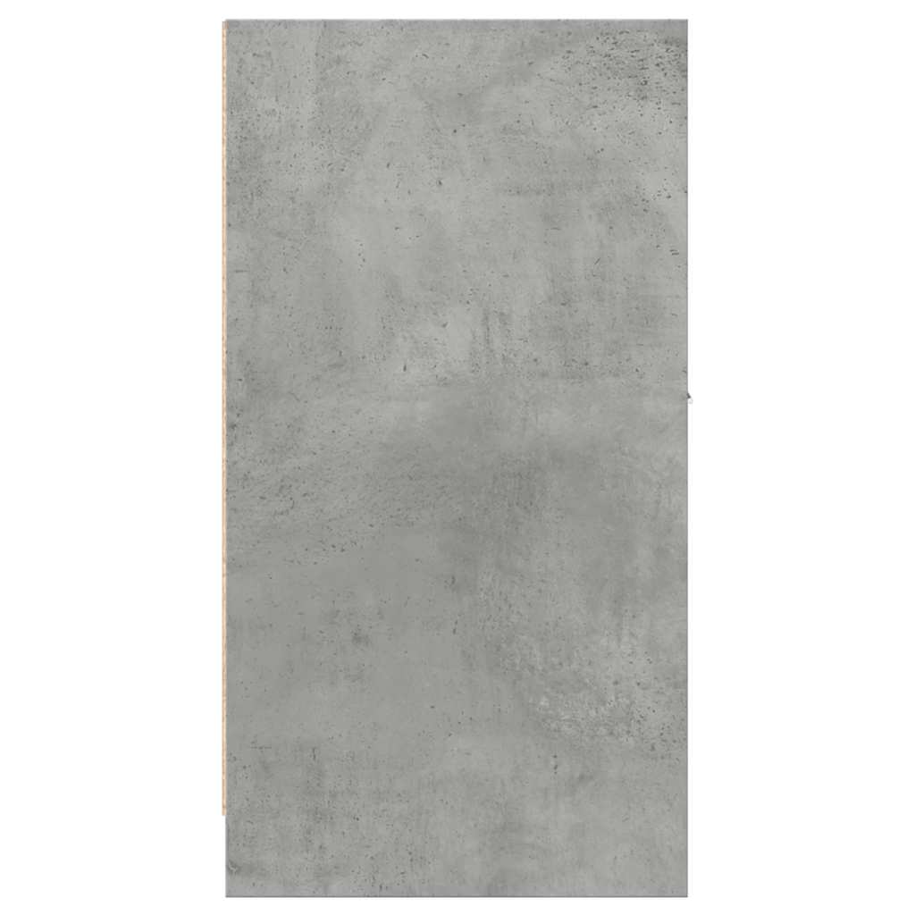 Armadietto da Farmacia Grigio Cemento 40x41x77,5 cm Truciolato