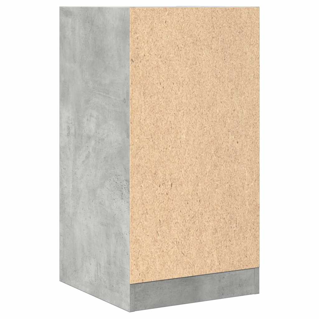 Armadietto da Farmacia Grigio Cemento 40x41x77,5 cm Truciolato