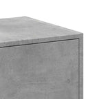 Armadietto da Farmacia Grigio Cemento 40x41x77,5 cm Truciolato
