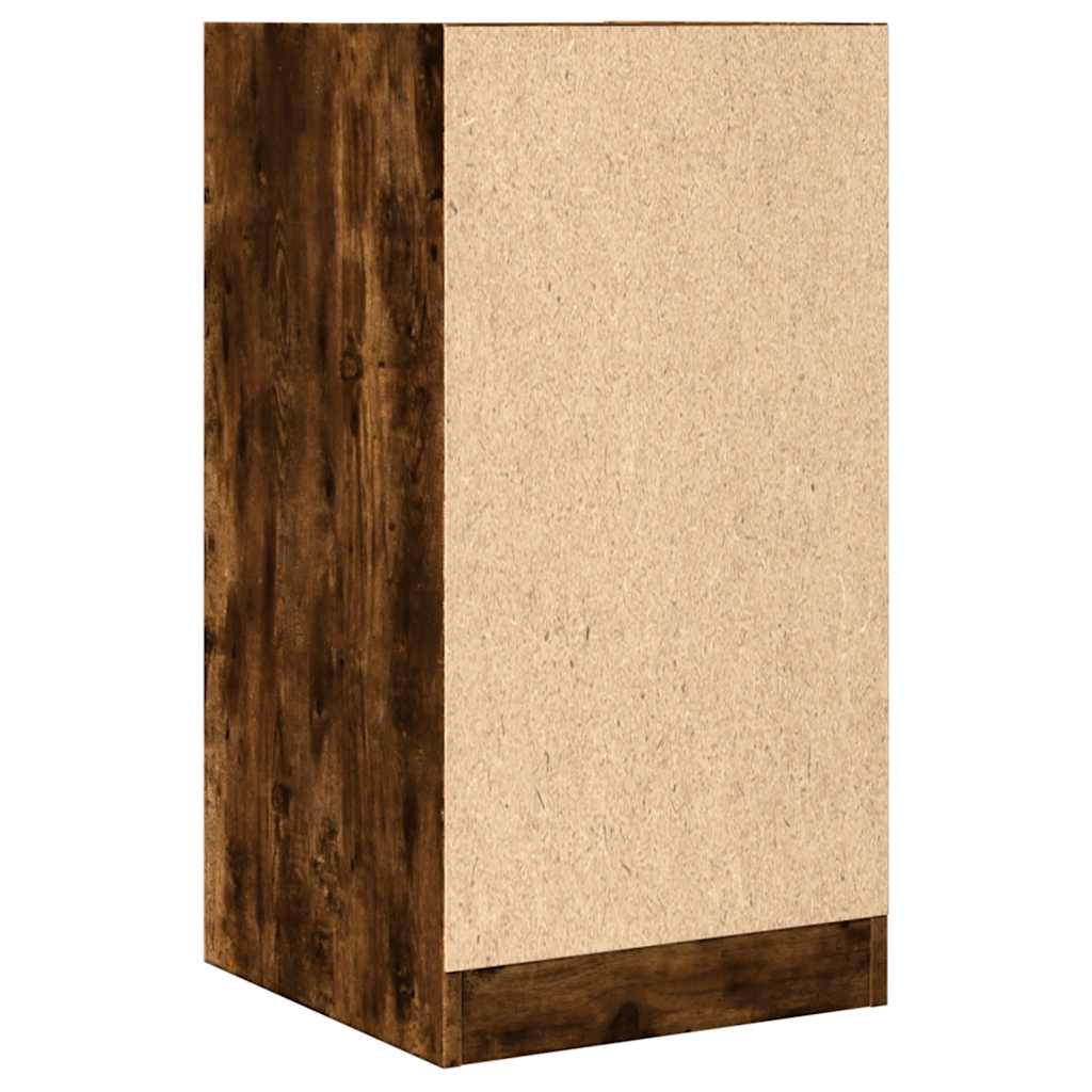 Armadietto da Farmacia Rovere Fumo 40x41x77,5 cm in Truciolato