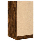Armadietto da Farmacia Rovere Fumo 40x41x77,5 cm in Truciolato