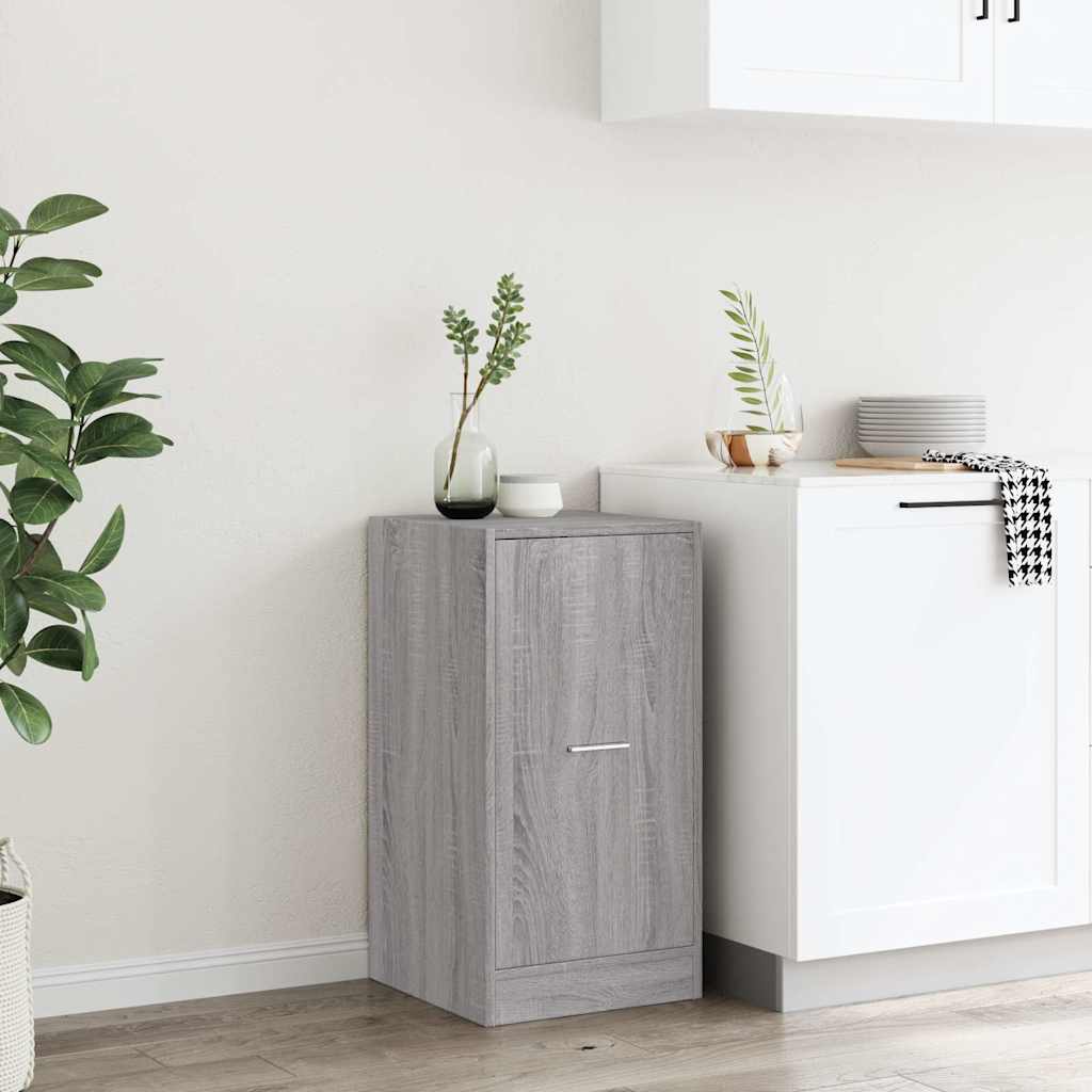 Armadietto da Farmacia Grigio Sonoma 40x41x77,5cm in Truciolato