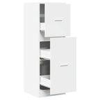 Armadietto da Farmacia Bianco 40x41x118 cm in Truciolato
