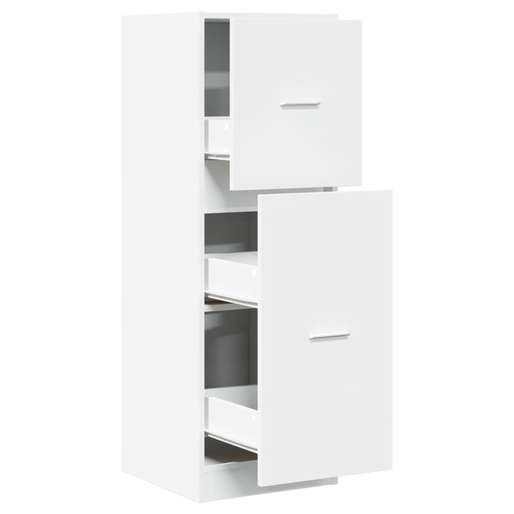 Armadietto da Farmacia Bianco 40x41x118 cm in Truciolato