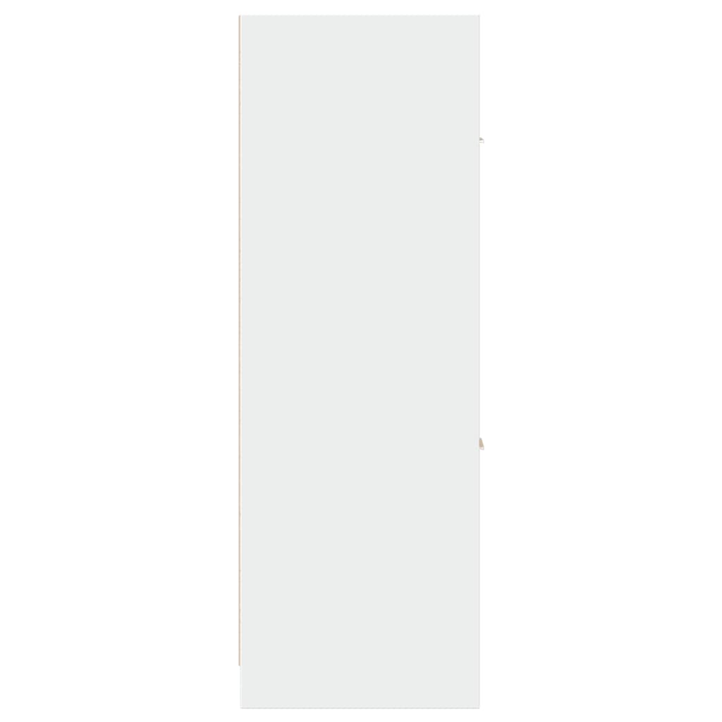 Armadietto da Farmacia Bianco 40x41x118 cm in Truciolato
