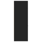 Armadietto da Farmacia Nero 40x41x118 cm in Truciolato