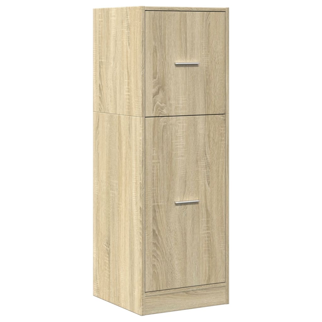 Armadietto da Farmacia Rovere Sonoma 40x41x118 cm in Truciolato