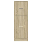 Armadietto da Farmacia Rovere Sonoma 40x41x118 cm in Truciolato
