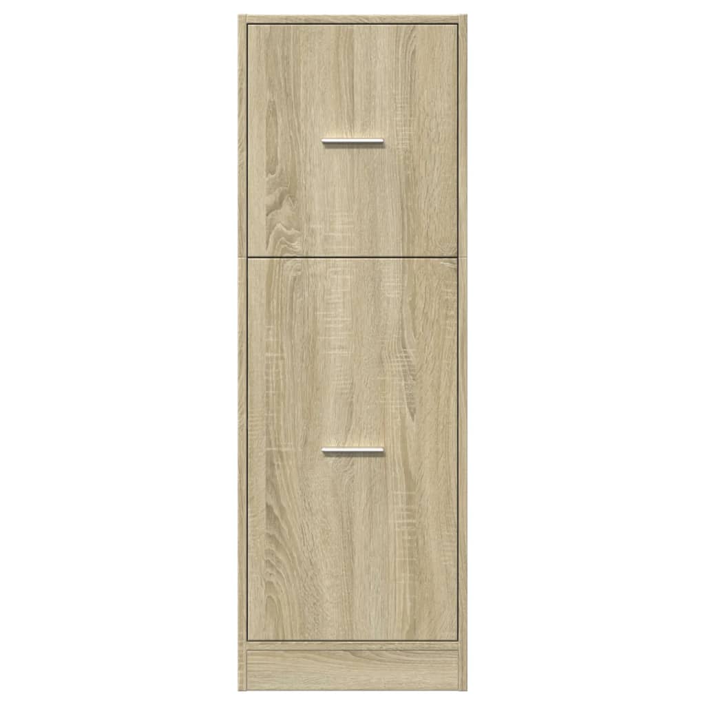 Armadietto da Farmacia Rovere Sonoma 40x41x118 cm in Truciolato