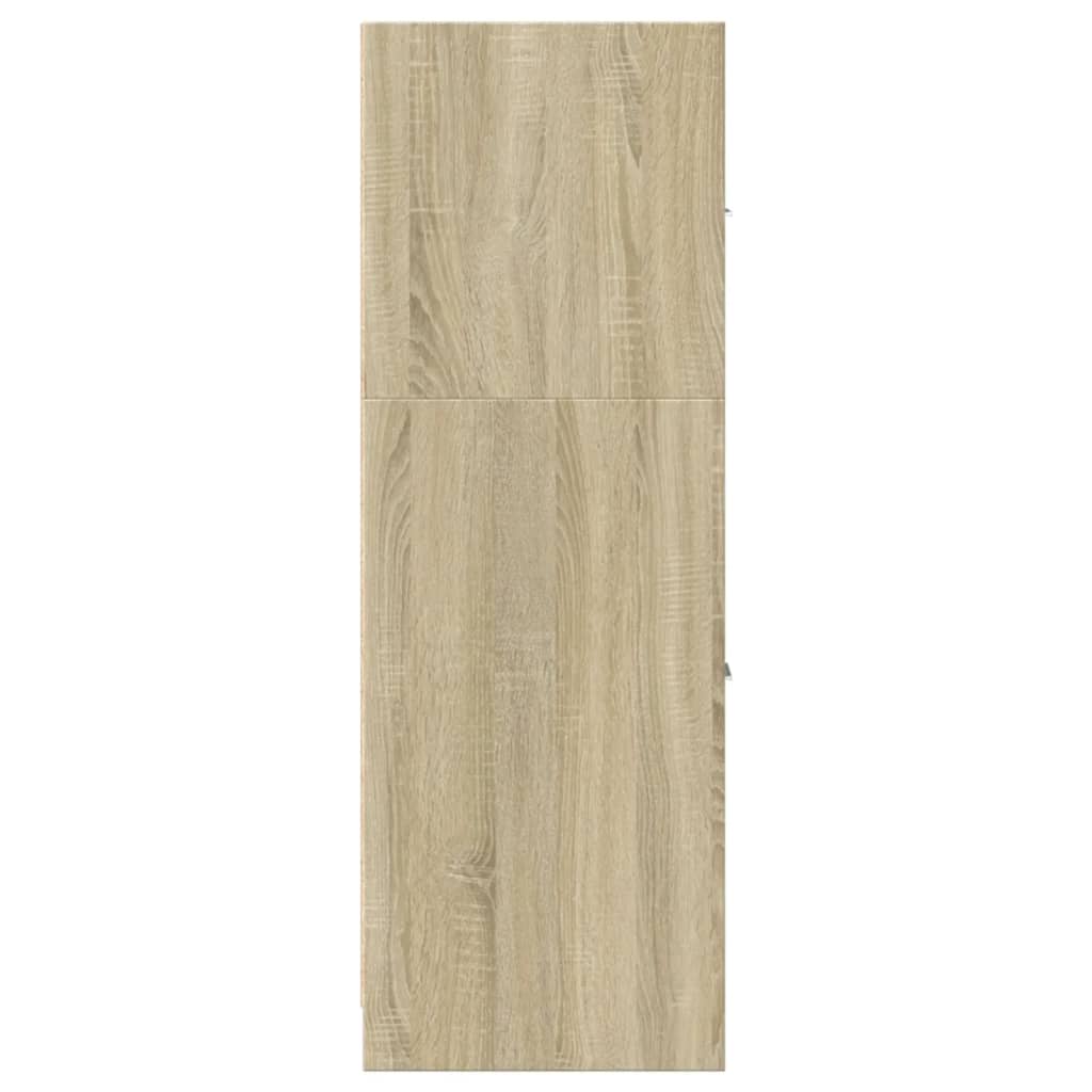 Armadietto da Farmacia Rovere Sonoma 40x41x118 cm in Truciolato