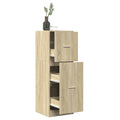 Armadietto da Farmacia Rovere Sonoma 40x41x118 cm in Truciolato