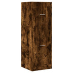 Armadietto da Farmacia Rovere Fumo 40x41x118 cm in Truciolato