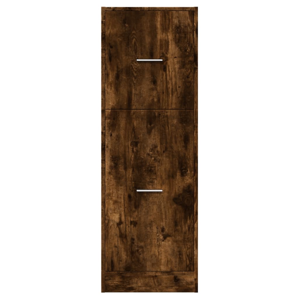 Armadietto da Farmacia Rovere Fumo 40x41x118 cm in Truciolato